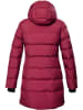 Killtec Doorgestikte mantel rood