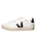 Veja Skórzane sneakersy "Campo" w kolorze biało-czarnym