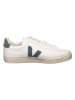 Veja Skórzane sneakersy "Campo" w kolorze biało-niebieskim