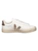 Veja Skórzane sneakersy "Campo" w kolorze złoto-białym