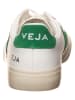 Veja Skórzane sneakersy "Campo" w kolorze biało-zielonym