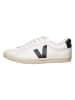 Veja Leder-Sneakers "Esplar" in Weiß/ Schwarz
