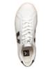Veja Leder-Sneakers "Esplar" in Weiß/ Schwarz