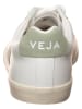 Veja Leder-Sneakers "Esplar" in Weiß/ Grün