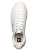 Veja Leder-Sneakers "Esplar" in Weiß/ Grün