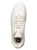 Veja Leder-Sneakers "V 90" in Weiß/ Beige