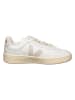 Veja Skórzane sneakersy "V 90" w kolorze biało-beżowym