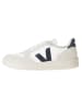 Veja Leder-Sneakers in Weiß/ Beige