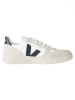 Veja Leder-Sneakers in Weiß/ Beige