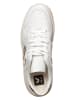 Veja Leder-Sneakers "V 10" in Weiß/ Schwarz