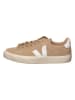 Veja Skórzane sneakersy "Campo" w kolorze beżowo-białym