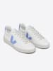 Veja Sneakers "Urca" wit/lichtblauw