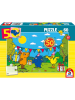Schmidt Spiele 60tlg. Puzzle "Alles Liebe zum Geburtstag, 50. Geburtstag Elefant" - ab 5 Jahren