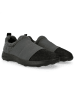 HAFLINGER Woll-Slipper "Jump" in Schwarz/ Grau