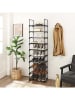 Songmics Schoenenkast zwart - (B)45 x (H)174 x (D)30 cm