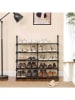 Songmics Schoenenkast zwart - (B)45 x (H)174 x (D)30 cm