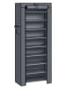 Songmics Schoenenkast grijs - (B)58 x (H)160 x (D)28 cm