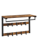 Songmics Garderobe in Braun/ Schwarz - (B)65 x (H)42 x (T)30 cm