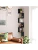 Songmics Boekenkast zwart - (B)20 x (H)126 x (D)20 cm