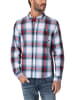 Timezone Blouse - regular fit - wit/donkerblauw/rood