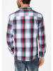 Timezone Hemd - Regular fit -  in Weiß/ Dunkelblau/ Rot