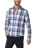 Timezone Blouse - regular fit - wit/donkerblauw