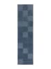 Flair Rugs Wollen loper blauw