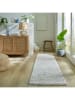 Flair Rugs Kurzflor-Läufer "Minerals" in Blau/ Creme