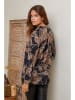 Joséfine Blouse "Nejma" zwart/bruin