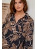 Joséfine Blouse "Nejma" zwart/bruin