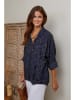 Joséfine Blouse "Samuelle" donkerblauw/zwart
