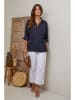 Joséfine Blouse "Samuelle" donkerblauw/zwart