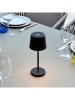 lumisky Lampa stołowa LED "Kelly Mini" w kolorze czarnym - wys. 21,6 x Ø 8,2 cm