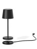 lumisky Lampa stołowa LED "Kelly Mini" w kolorze czarnym - wys. 21,6 x Ø 8,2 cm