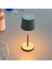 lumisky Lampa stołowa LED "Kelly Mini" w kolorze khaki - wys. 21,6 x Ø 8,2 cm