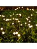 lumisky 4er-Set: LED-Solarleuchten in Schwarz - (H)73 cm