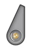lumisky Lampy solarne LED (4 szt.) w kolorze czarnym - 10,9 x 6,3 cm