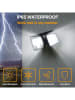 lumisky 3-delige set: ledsolarlampen zwart - (B)28 x (H)13,5 cm