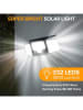 lumisky 2er-Set: LED-Solarleuchten in Schwarz - (B)28 x (H)13,5 cm