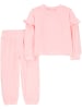 carter's 2-delige outfit lichtroze