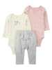carter's 3tlg. Outfit in Weiß/ Rosa