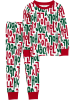 carter's Pyjama groen/rood/wit