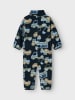 name it Fleece-Overall in Dunkelblau/ Bunt