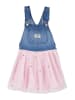 OshKosh Latzkleid in Blau/ Rosa