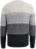 CAST IRON Pullover in Grau/ Dunkelblau/ Creme