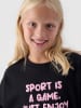4F Sweatshirt in Schwarz
