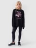 4F Sweatshirt in Schwarz