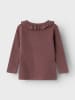 Lil Atelier Longsleeve in Dunkelrot