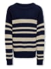 KIDS ONLY Sweter "Ruben" w kolorze granatowo-beżowym