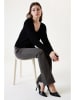 Garcia Spijkerbroek - flare fit - grijs